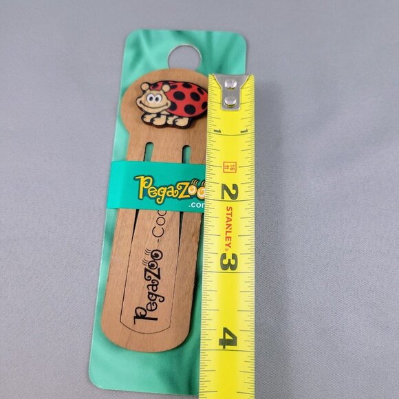 Bookmarks Dolphin Ladybug Bee (2) Made In Canada From Real Maple Wood New Read - Picture 10 of 16